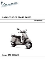 Piaggio Vespa parts manual