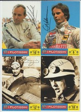 4 FIGURINE I PILOTISSIMI AGIP