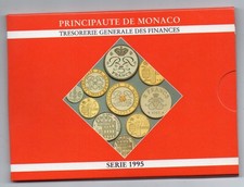 MONACO - Serie Divisionale FDC - 10 Monete - Principaute de Monaco - ANNO 1995