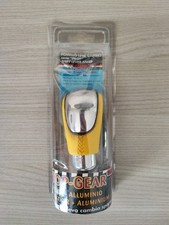 POMELLO CAMBIO UNIVERSALE CAMBIO AUTO FURGONE ERGONOMICO ALLUMINIO E PELLE