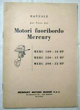 MANUALE MOTORI FUORIBORDO MERCURY MARINI ISTRUZIONI GUIDA ORIGINALE ITALIANO RAR