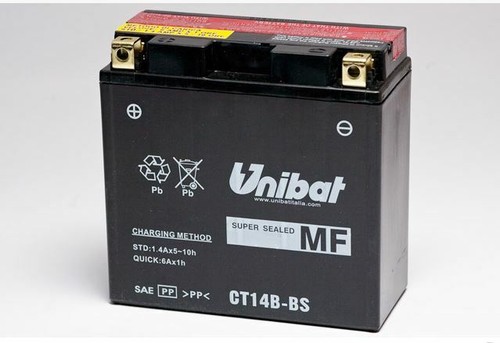 Batteria moto unibat agm 12v - moto,