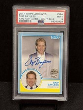 (PSA 9) SKIP BAYLESS 2017 TOPPS ARCHIVES AZZURRO AUTO /75 #SBA