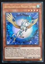 BESTIA CRISTALLO PEGASO ZAFFIRO Ultra Rara in Italiano BLCR-IT053 YUGIOH