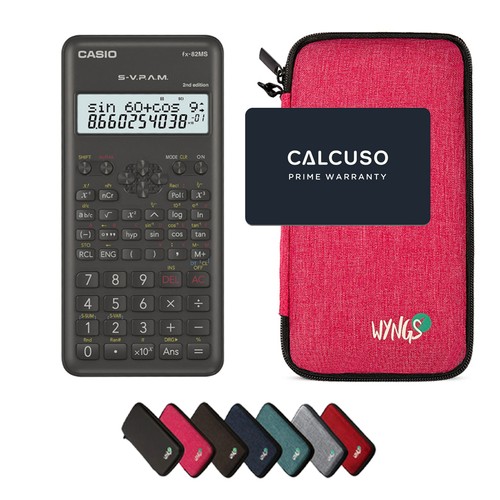 Casio 82ms incl custodia - fx-82ms,