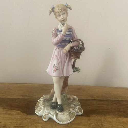 Figurina ragazza autunno - figurina, "ragazza