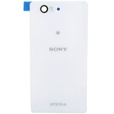 COVER POSTERIORE BACK per SONY XPERIA Z3 COMPACT MINI BATTERIA D5803 BIANCO