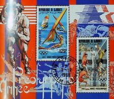 Djibouti Air Post 1983 Volleyball & Wind Surfing Used Sheet 14259