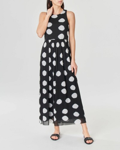 Abito tulle nero - abito, pois