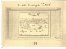 Calendario Brigata Motorizzata Aosta Anno 1979 - Con cordoncino originale