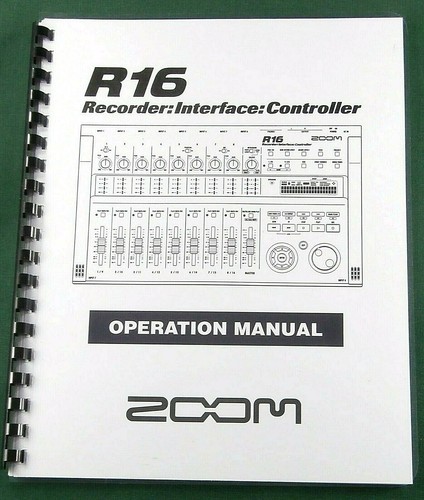 Zoom r16 manuale - zoom,