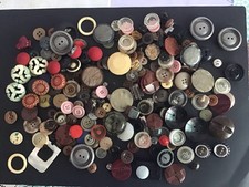 Lotto Bottoni Vintage  Usati 330 Grammi