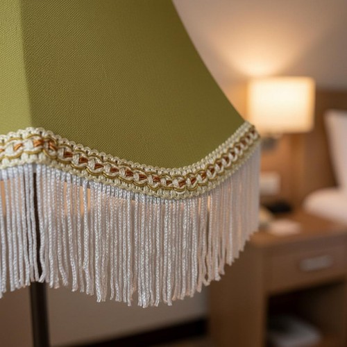 Paralume con frange stile - paralume,