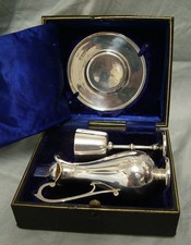 Sterling Silver Chalice, Paten