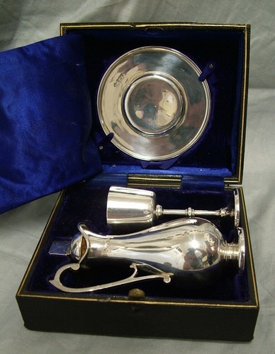 Sterling silver chalice paten - sterling, chalice,