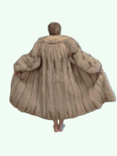 Pelliccia volpe argentata - pelliccia,