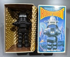 Robby il Robot Wind-Up Figure Masudaya 1984 Giocattolo Vintage Giappone Usato