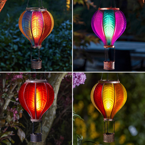 Lanterna giardino 45cm luce - lanterna,