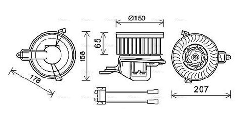 Motore ventilatore abitacolo