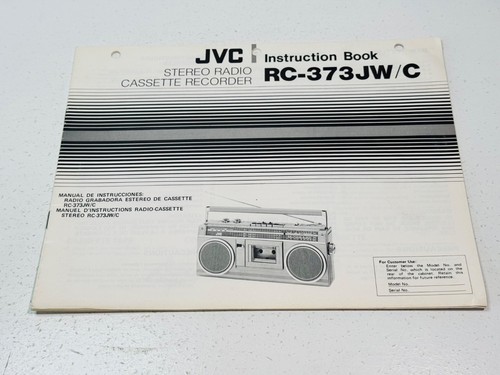 Jvc stereo radio cassette - jvc,