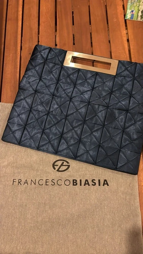 Borsa clutch blu - clutch, in