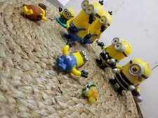 7 Different Minions 4" Or Less