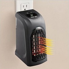 STUFA PORTATILE HANDY HEATER MINI VENTILATORE ELETTRICO DA PARETE SPINA 15/32°