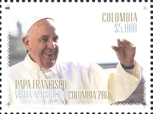 2017 colombia viaggio - del, papa