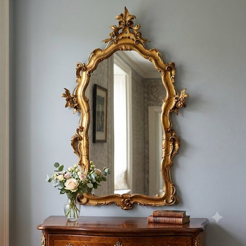 Specchiera stile barocchetto - specchiera,