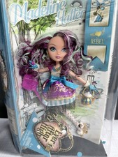 Bambola Cappellaio Ever After High Madeline 2013 Mattel ritirata nuova su scatola di carte