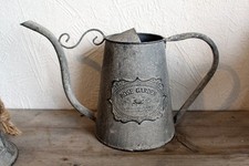 Annaffiatoio nostalgia decorazione rosa zinco stile antico vintage shabby decorazione giardino