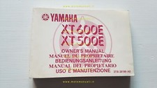 Yamaha XT 600 E - XT 500 E 3TB 1989-90 manuale uso manutenzione originale