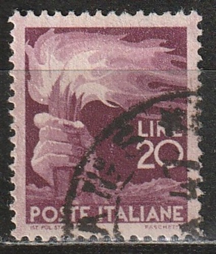 1945 serie democratica lire - serie, 20
