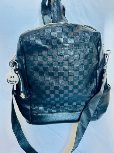 Zaino nero borsa dark goth