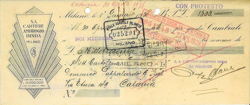 Cambiale int cartiere - cambiale,