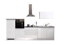 Cucina completa JOVA in laminato, senza elettrodomestici, LAP 320x200x60 cm.