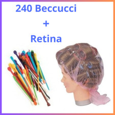 240 beccucci e Retina Bigodini per capelli accessori mollette parrucchiere