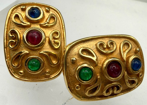 Orecchini vintage placcati oro - orecchini,
