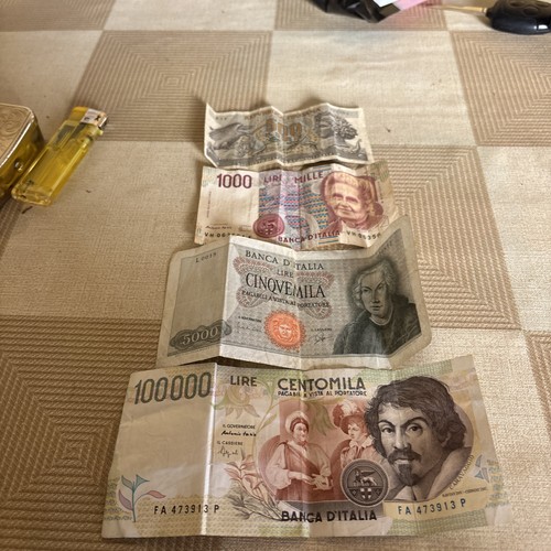 Banconote italiane lire - banconote,