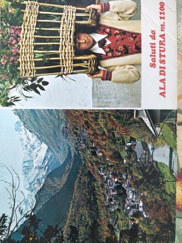 Cartolina vintage saluti - cartolina, da