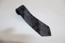 Cravatta In Seta Nera Rosa