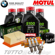 Tagliando BMW R 1200 R 2006 2007 2008 2009 / Kit Olio Motul 5100 Filtri Candele