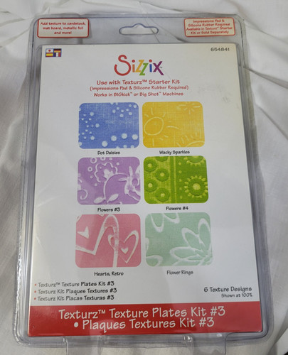 Kit piastre texture sizzix 3 - kit,