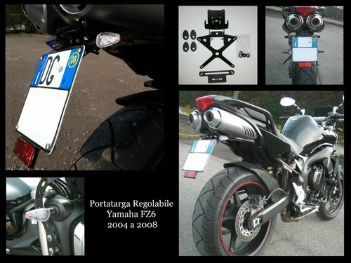 Portatarga regolabile yamaha - regolabile,