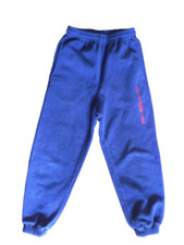 THINK PINK Tuta Sportiva Bambino Pants Pantaloni Trousers Blu Pile Vintage 8  