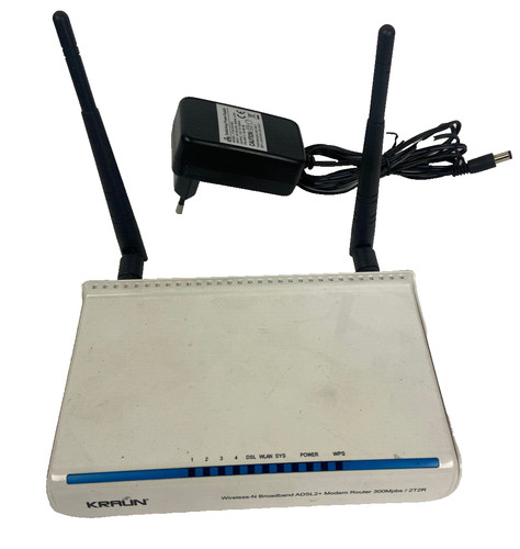 Kraun 2t2r modem adsl2 router - modem,