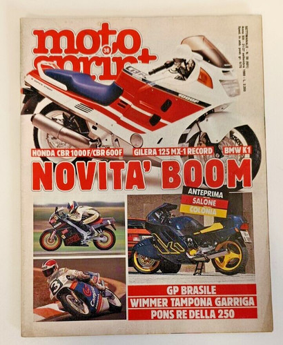 Motosprint 1988 gilera - motosprint, mx-1