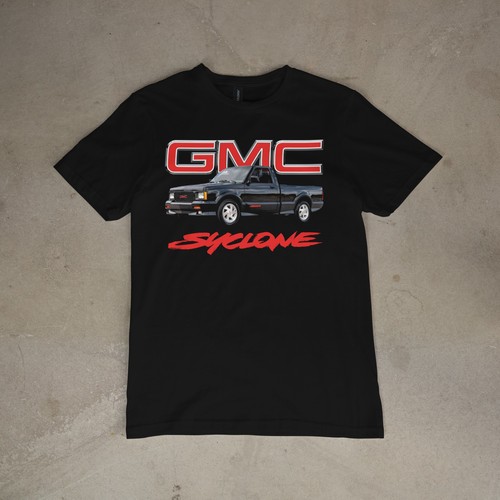 Shirt maglietta nera gmc - t-shirt,