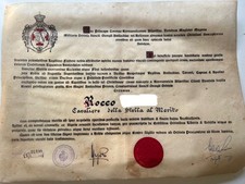 DIPLOMA + LETTERA NOMINA 1951
