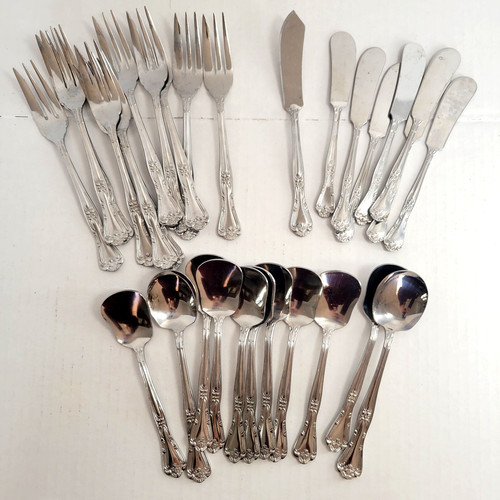 Set posate acciaio - set,